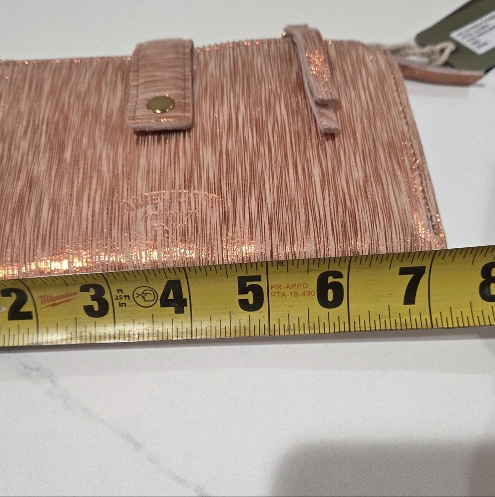 American Vintage Metallic Pink Wallet - Picture 9 of 14